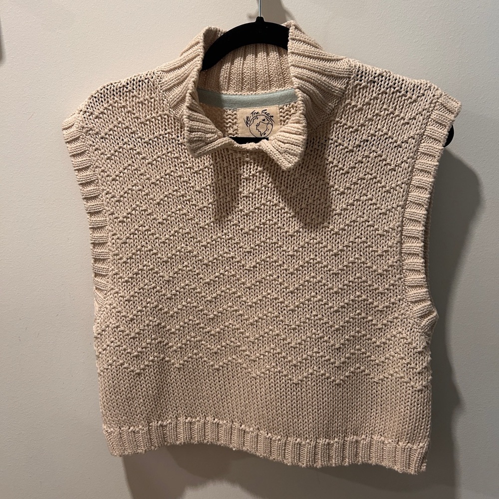 Free People knit vest S